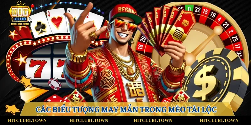 Các biểu tượng may mắn trong Mèo Tài Lộc