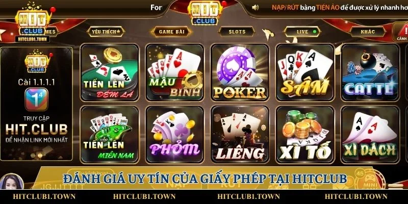 Đánh giá uy tín của giấy phép tại HITCLUB