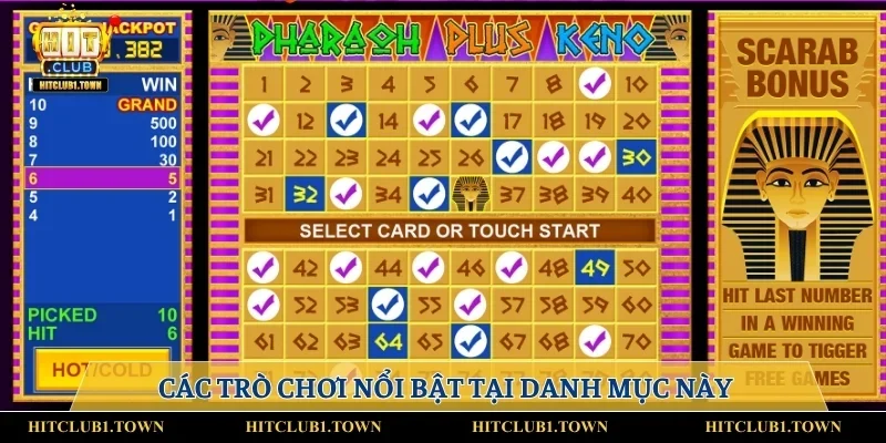 Các trò chơi nổi bật tại danh mục này
