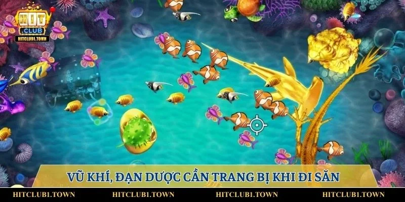 Vũ khí, đạn dược cần trang bị khi đi săn